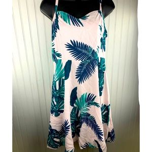 Old Navy Palm Leaf Summer Dress
